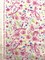 1 Yard Pink Ribbon Cotton Fabric White 44/45″ Wide Breast Cancer Awareness Print